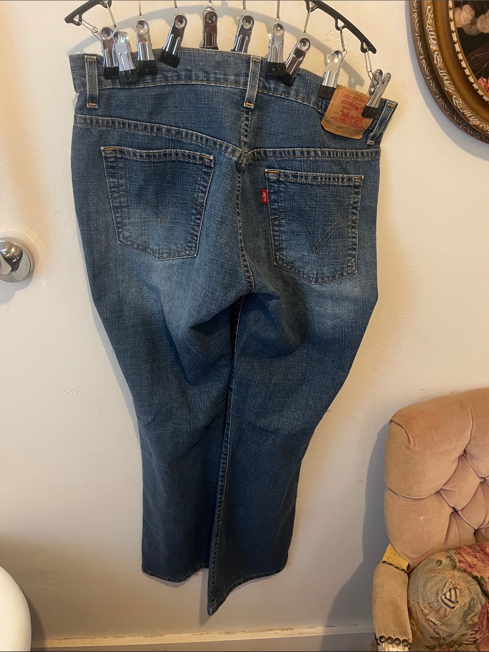 Levi's Blue Denim Jeans with Red Tab